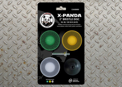 X-PANDA 2" Bristle Disc Clam Shell Package