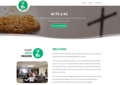 Plant Grow Prosper Website